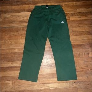 green adidas sweatpants